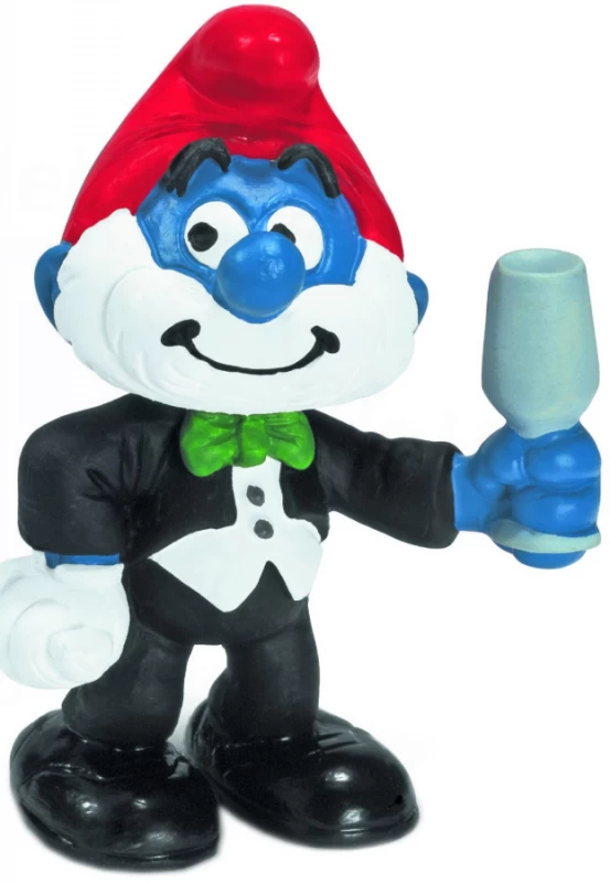 Vaizdo Jungiklis / Skirstytuvas Schleich Papa Smurf In Tuxedo 20706