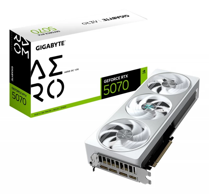 Vaizdo Plokštė gigabyte Geforce Rtx 5070 Aero Oc 12gb Gddr7