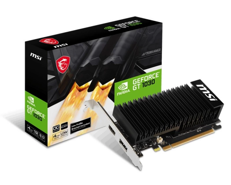 Vaizdo Plokštė Msi Geforce Gt 1030 4gb Ddr4 (geforce Gt 1030 4ghd4 Lp Oc)