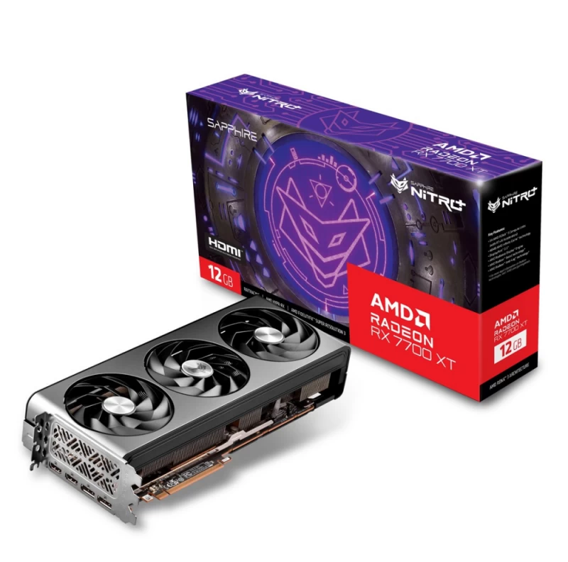 Vaizdo Plokštė Sapphire Radeon Rx 7700 Xt Nitro+ Gaming Oc 12gb Gddr6 (11335-02-20g)