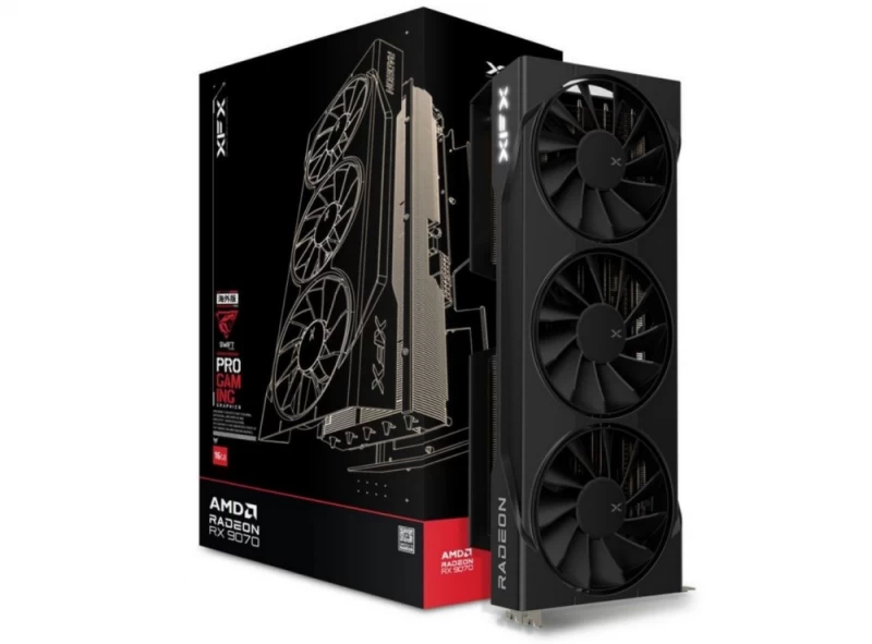 Vaizdo Plokštė xfx Radeon Quicksilver Rx 9070 Oc Gaming 16gb Gddr6 (97qickbb9)
