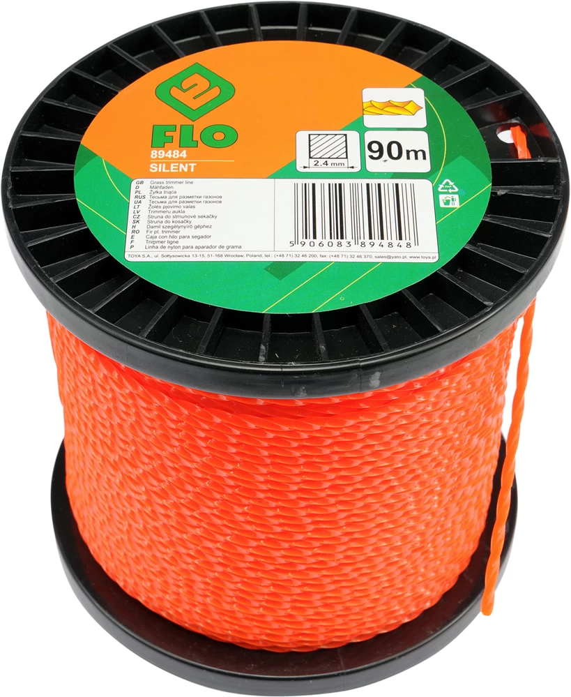Valas žolei trimeriams | suktas Silent | 2.4 mm x 90 m (89484)