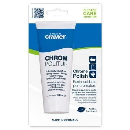 Valiklis chromuotiems paviršiams Cramer Chrom Politur 100 ml
