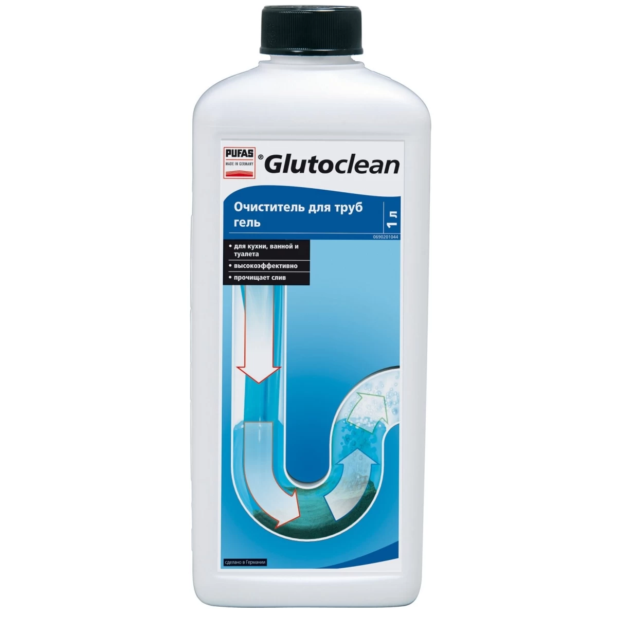 Vamzdžius valantis gelis GLUTOCLEAN