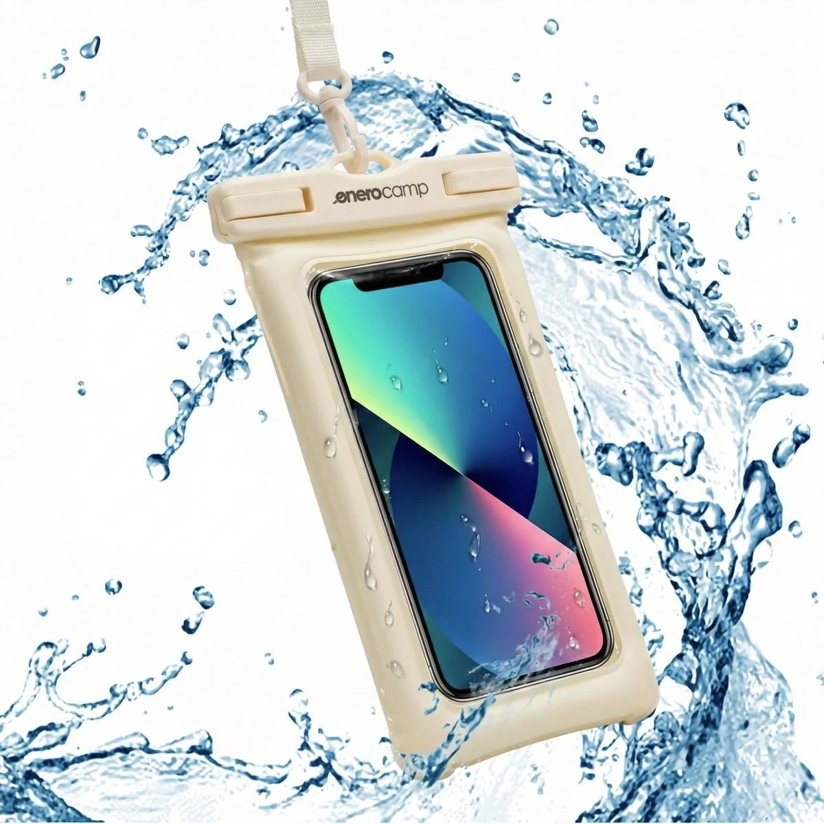 Vandeniui Atsparus Telefono Dėklas 12x12cm Tpu Enero Camp