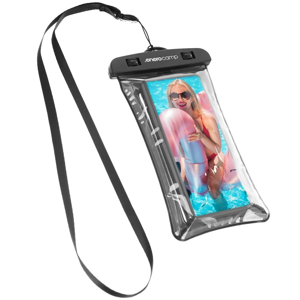 Vandeniui Atsparus Telefono Dėklas Floating Enero Camp