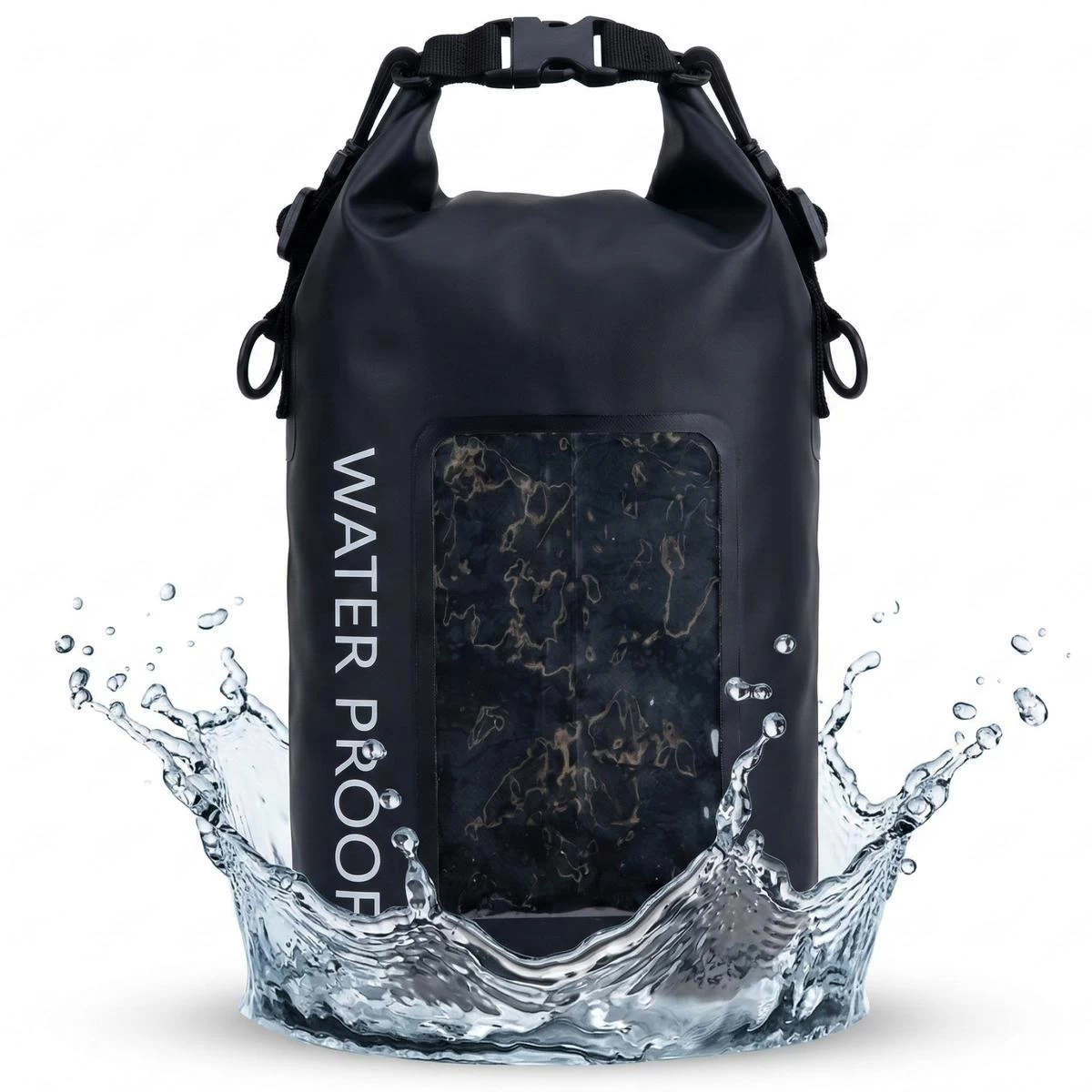 Vandeniui Atsparus Telefono Krepšys Juodas Redcliffs