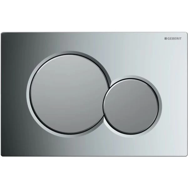 Vandens nuleidimo mygtukas Geberit Sigma 01, chromas/matinis chromas 115770KA5