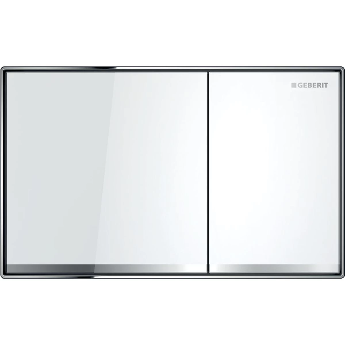 Vandens nuleidimo mygtukas Geberit Sigma 60, baltas stiklas 115640SI1