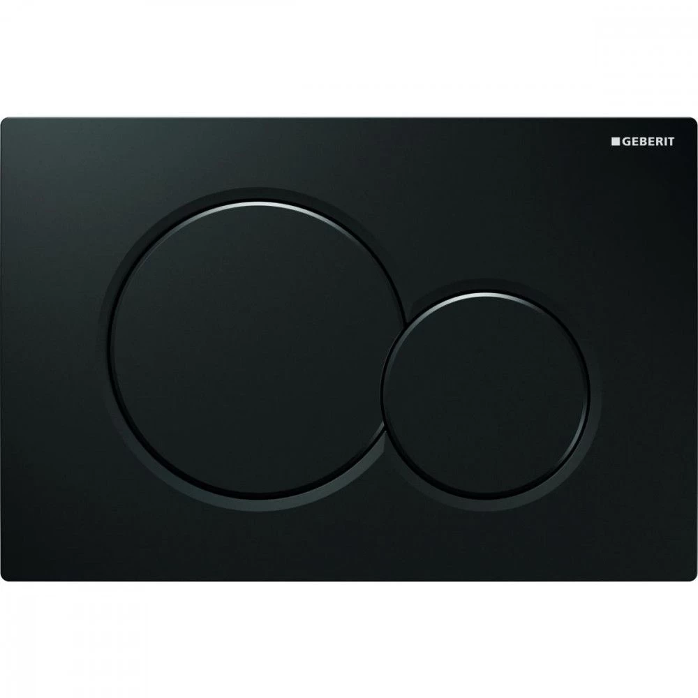 Vandens nuleidimo mygtukas Geberit Sigma01, juodas RAL 9005 115770DW5