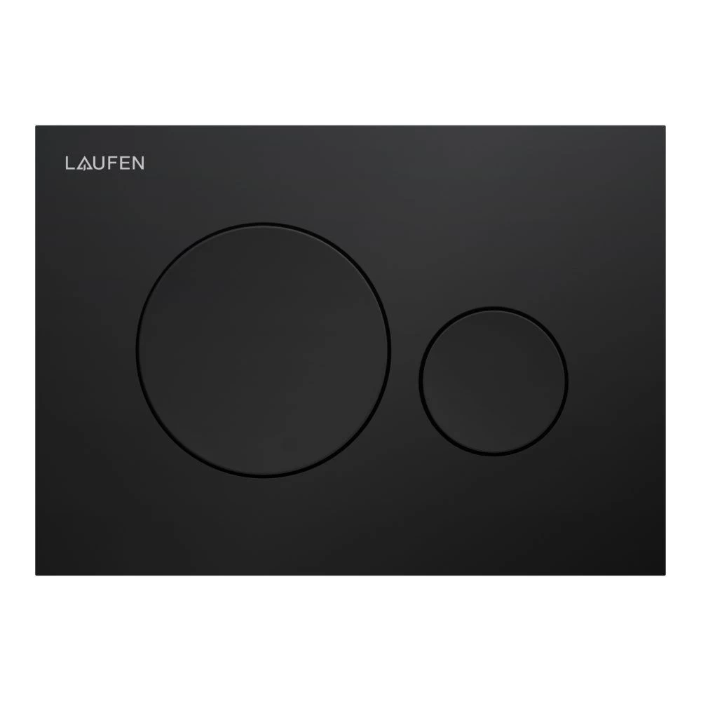 Vandens nuleidimo mygtukas Laufen Ineo Moon H9001147160001, juodas matinis