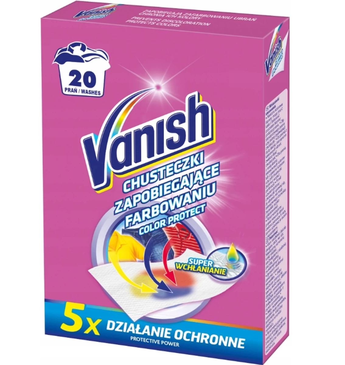 vanish Color Catcher Skalbimo Lapai 10 Vnt.