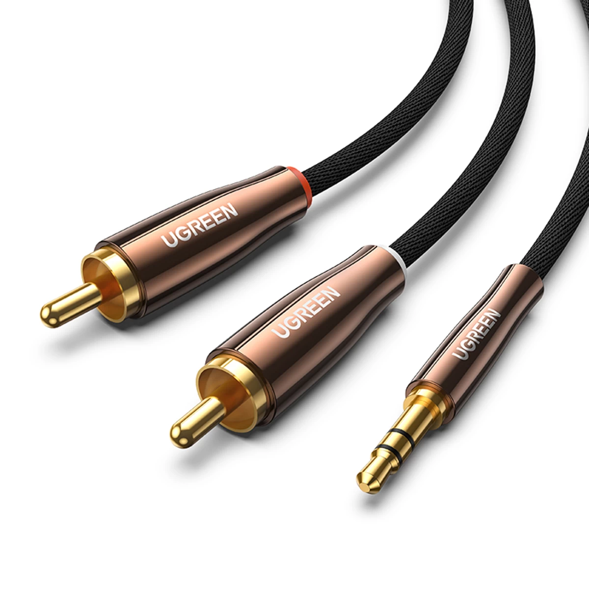 Varinis Garso Kabelis 3,5 Mm Mini Jack - 2x Rca 2 M