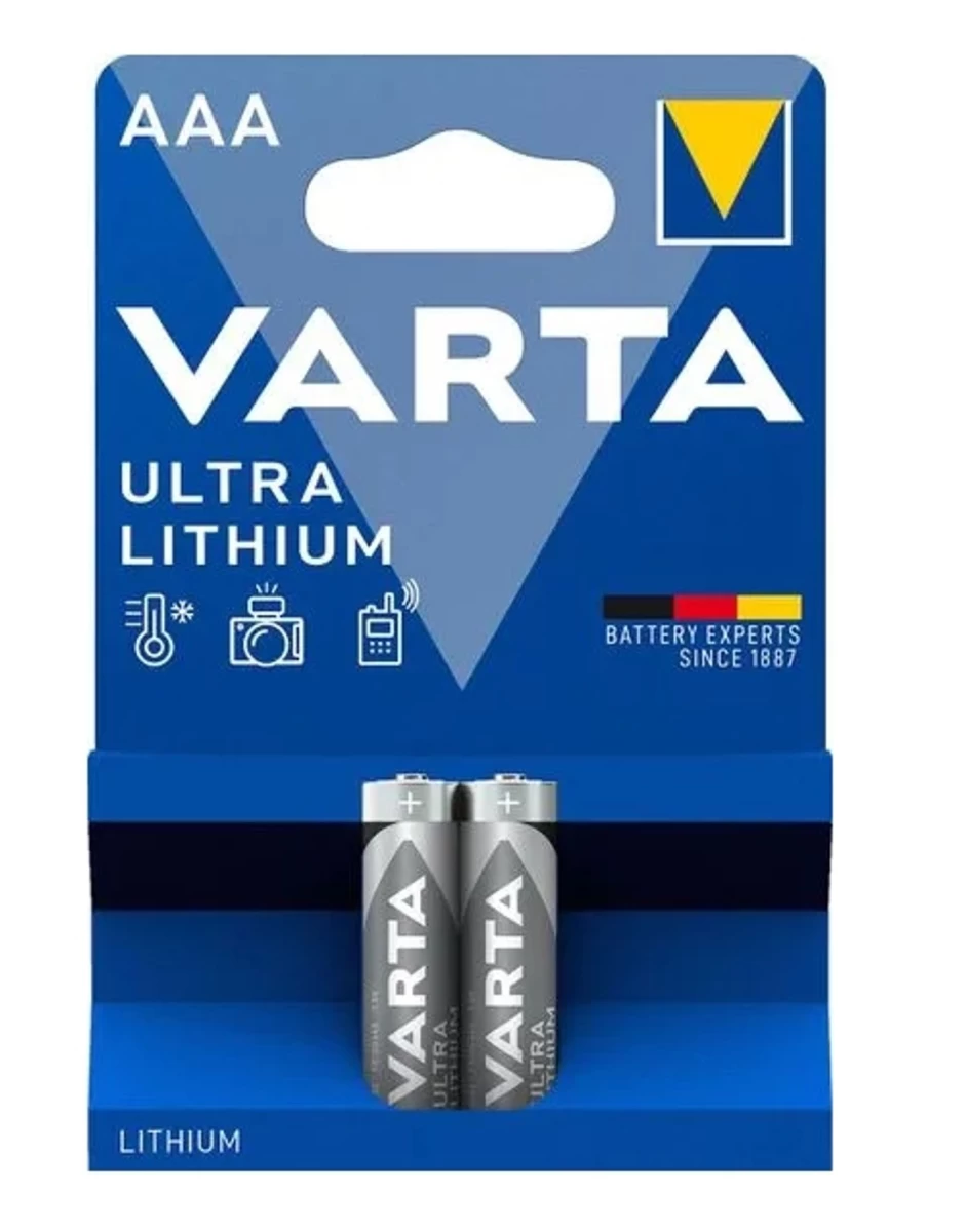 varta, ultra Lithium Micro Aaa Baterija, 2 Vnt.