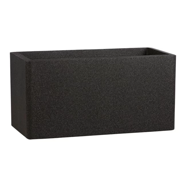 Vazonas DONICA IQ LONG CUBE, 76x38x38 cm juoda sp.