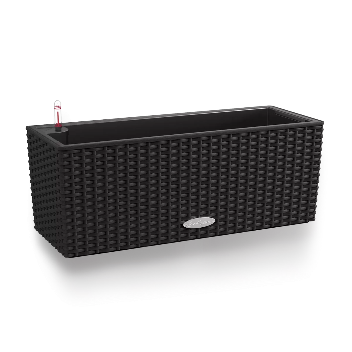 Vazonas Lechuza BALCONERA Cottage 50 grafito juodumo, 15609