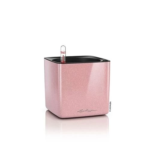 Vazonas Lechuza Cube Glossy Kiss 14, cashmere cream, 13515