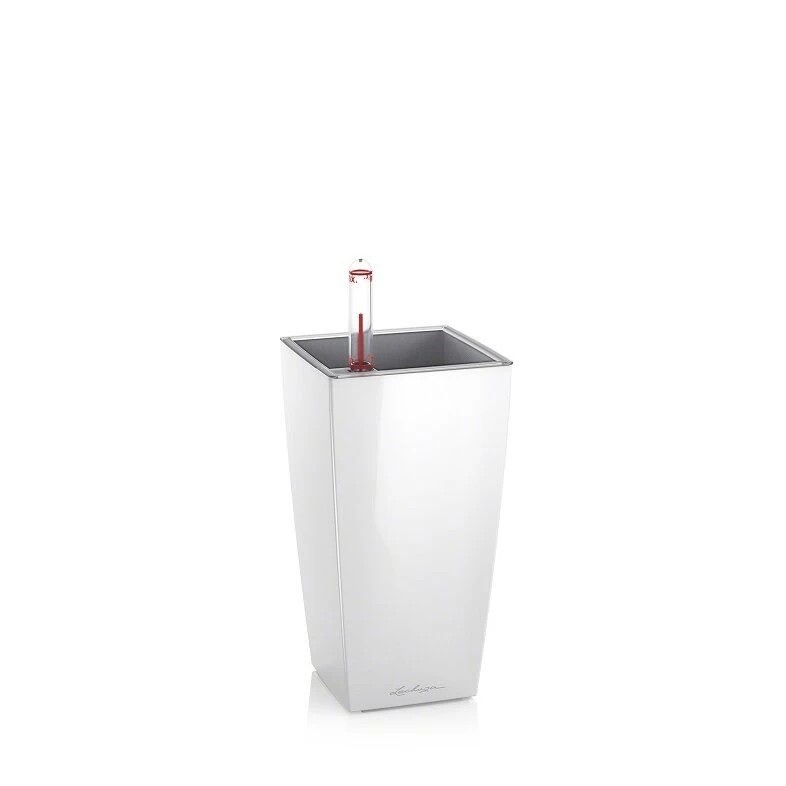 Vazonas Lechuza Mini-Cubi Premium, balta, 18120