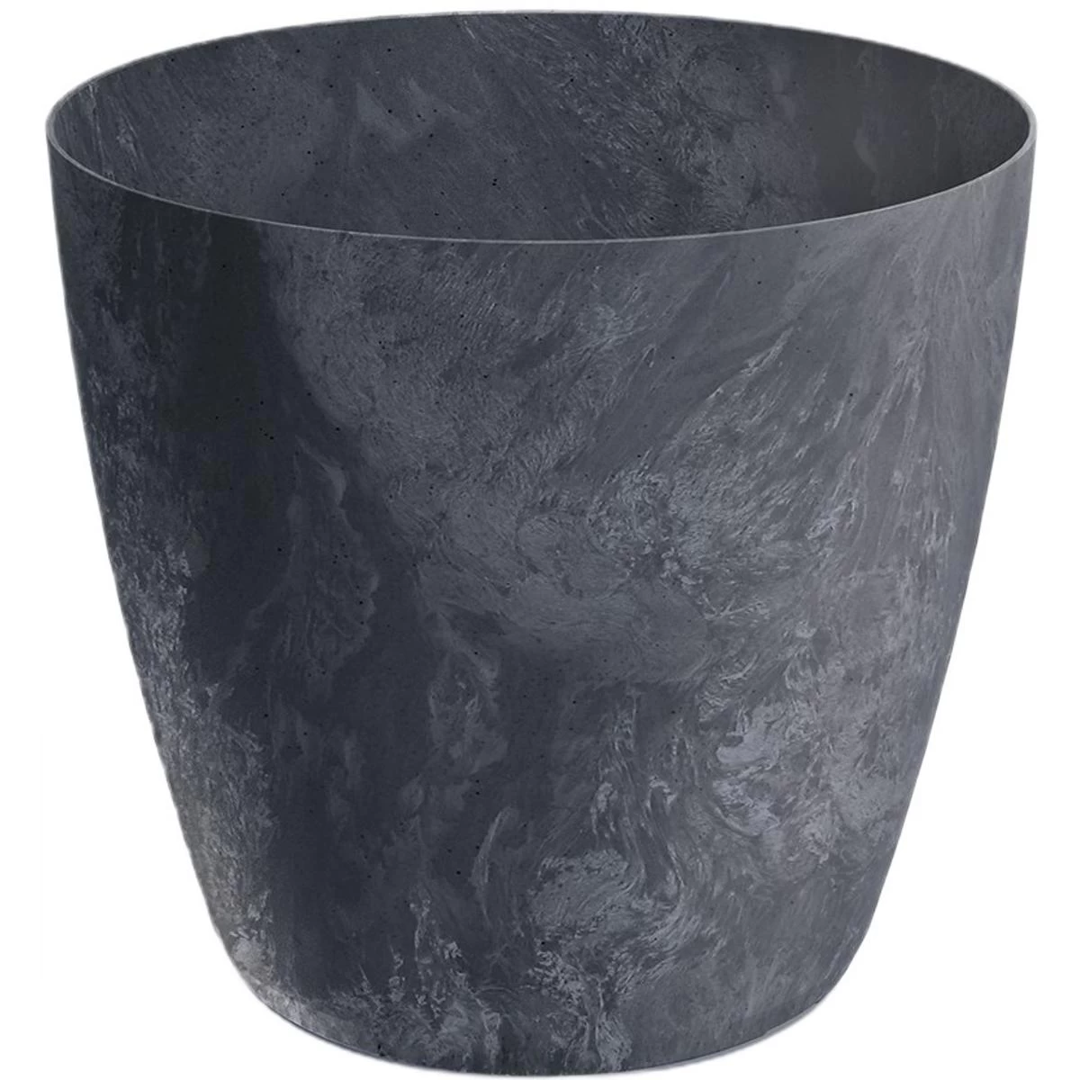 Vazonas „mate Beton Effect“ 18 Cm, Antracitinis