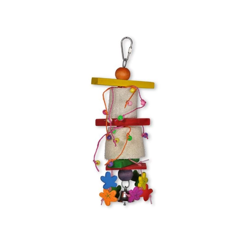 VDG Toy bird multi color žaislas paukščiams 27cm, 14054