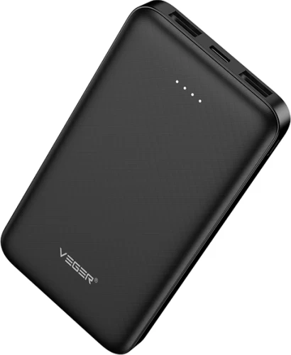 Veger A10 (W1065) Išorinė baterija (Power Bank) 10000mAh, 5V 2A, Juoda
