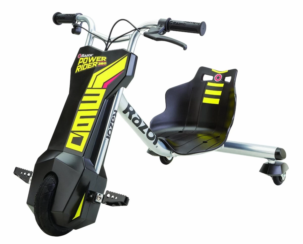 Vehicle electric for drift Razor Powerride 20173801 (black color, yellow color)