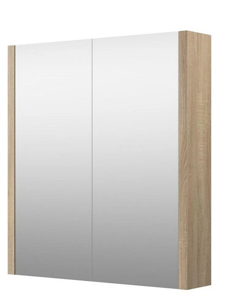 Veidrodinė spintelė RB Serena 80 cm, pilkas ąžuolas 1400510