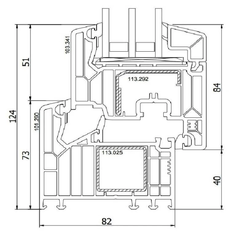 Plastikinės durys: Veka SoftLine 82 (A++ klasė) Plastikinės durys: Veka SoftLine 82 (A++ klasė)