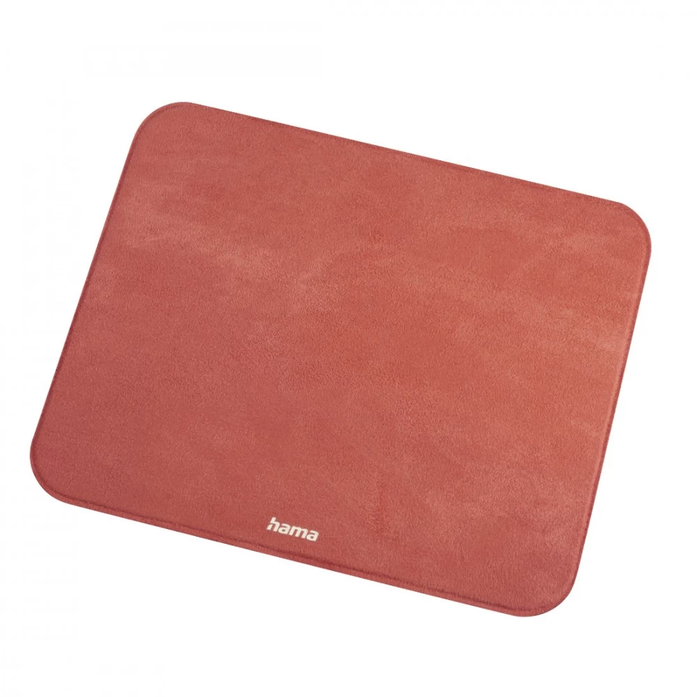 Velvet mouse pad Hama    Velvet coral-red