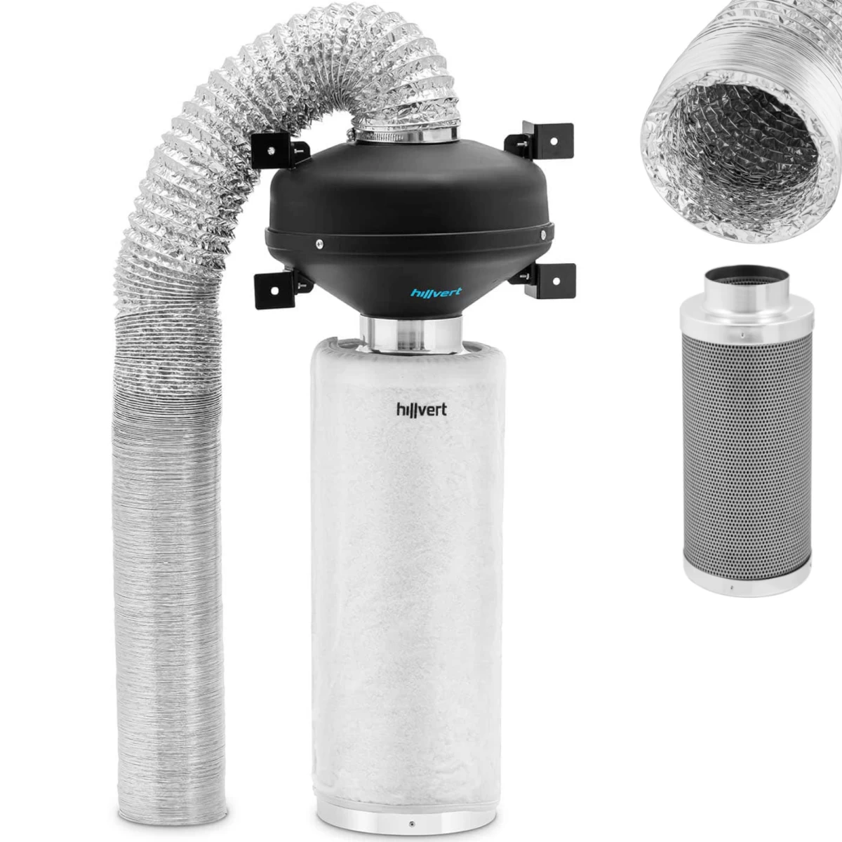 Ventiliacijos Komplektas Ventiliatoriaus Anglies Filtras 50 Cm Ventiliacijos Vamzdis ø 102 Mm 10 M Ventiliacijos Komplektas Ventiliatoriaus Anglies Filtras 50 Cm Ventiliacijos Vamzdis ø 102 Mm 10 M