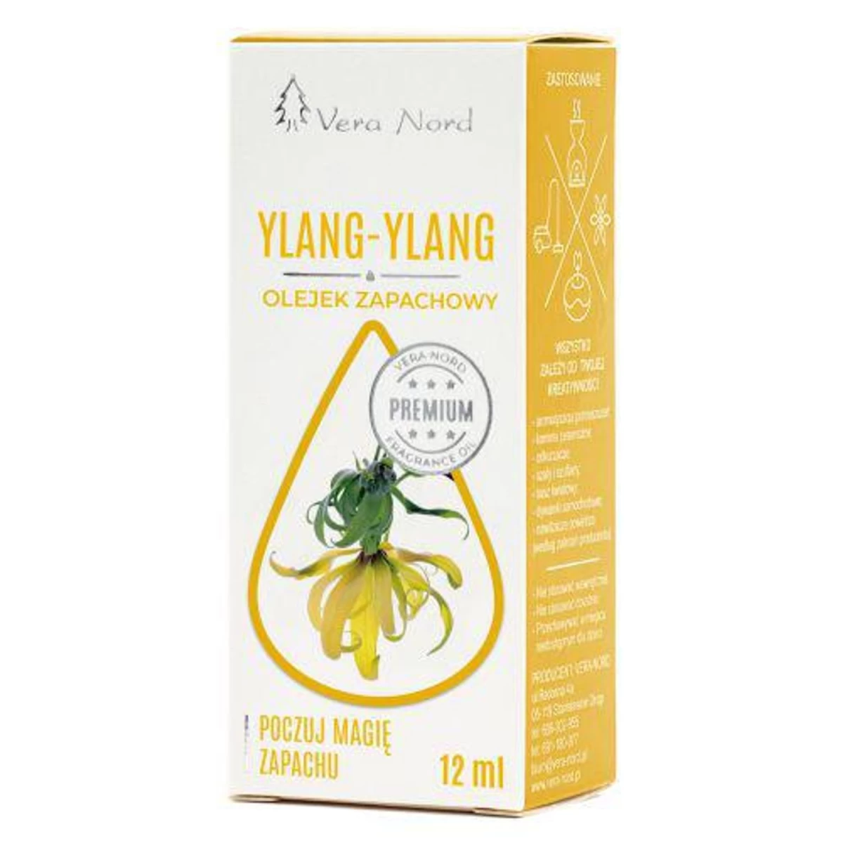 vera Nord Kvapusis Aliejus ylang Ylang, 12 Ml