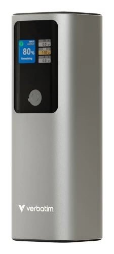 Verbatim 32269 Charge 'n' Go Išorinė baterija (Power Bank) 27000mAh 183W, USB-C, USB-A, Pilka