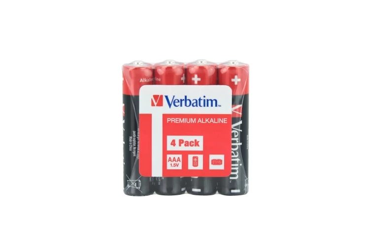 Verbatim 49500 Alkaline baterijos AAA LR03 (4 vnt pakuotėje)