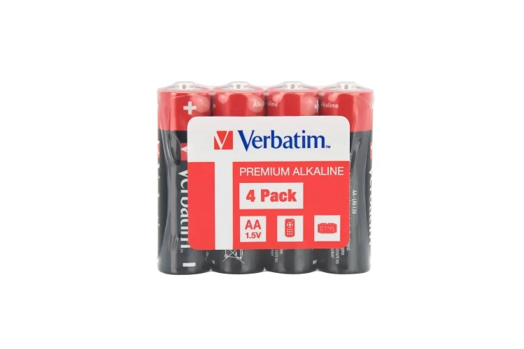 Verbatim 49501 Alkaline baterijos AA LR6 (4 vnt pakuotėje)