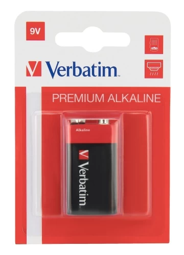 Verbatim 49924 Alkaline baterija 9V (Hangcard) (1 vnt pakuotėje)