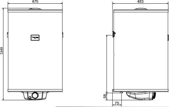 Vertikalus elektrinis vandens šildytuvas Stiebel Eltron PSH 150 Classic, 150L