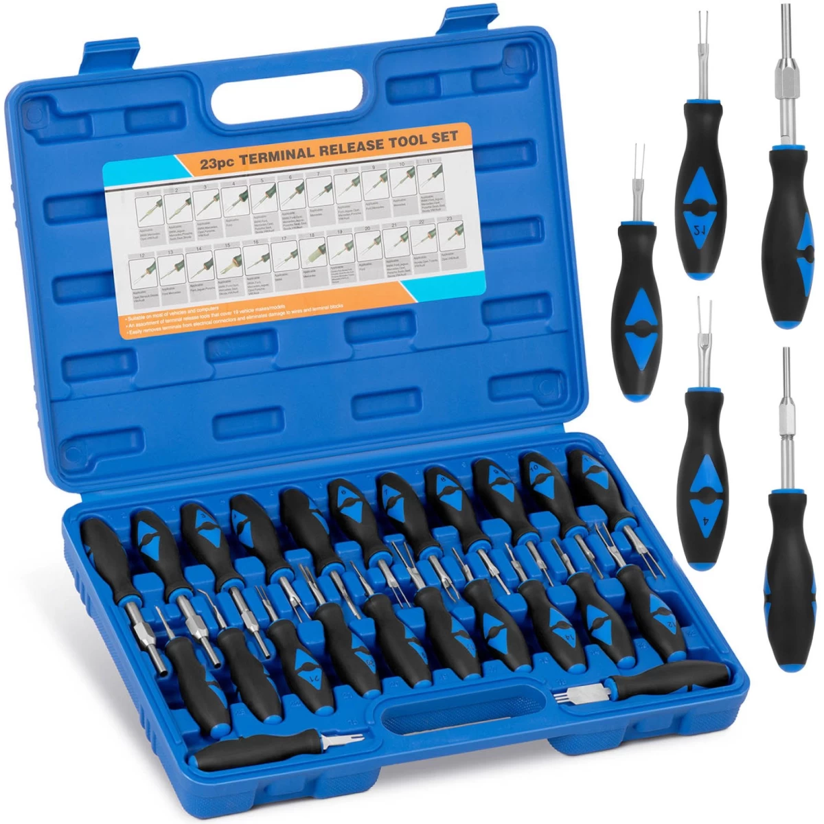 Veržliarakčiai Kaiščių Jungtims Išardyti Kit 23 Vnt.