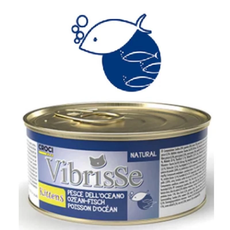 VIBRISSE kons. kačiukam su žuvimi 70g 12vnt (24), C1018751
