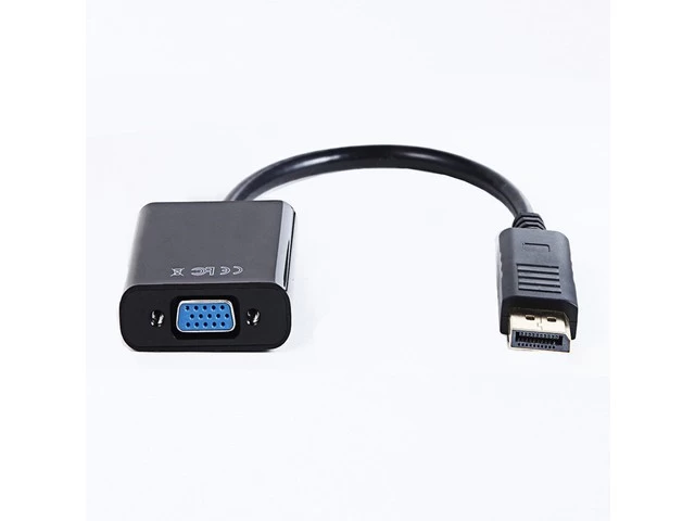 Video Adapter Displaypor t 1.1(M)-&gt;VGA(F)