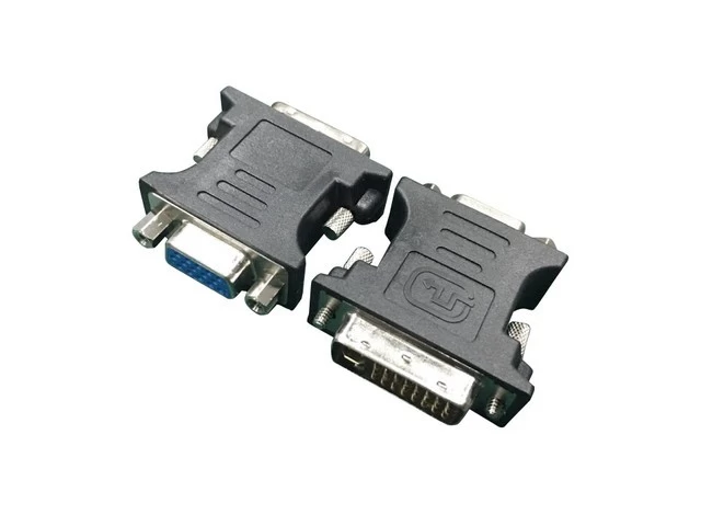 Video adapter DVI->VGA (24M/15F) black Video adapter DVI->VGA (24M/15F) black