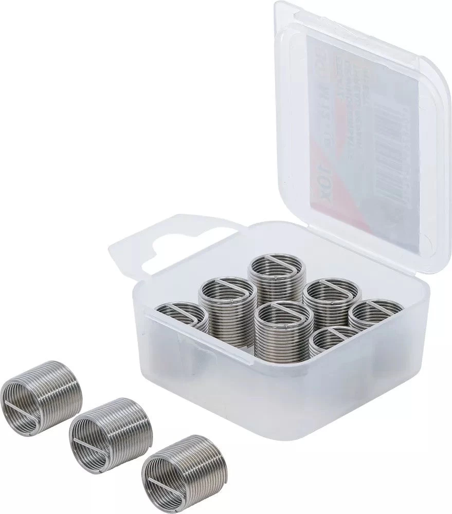 Vieliniai indėklai sriegiui | Helikoliai | M12 x 1.0 mm | 10 vnt. (9437-1)