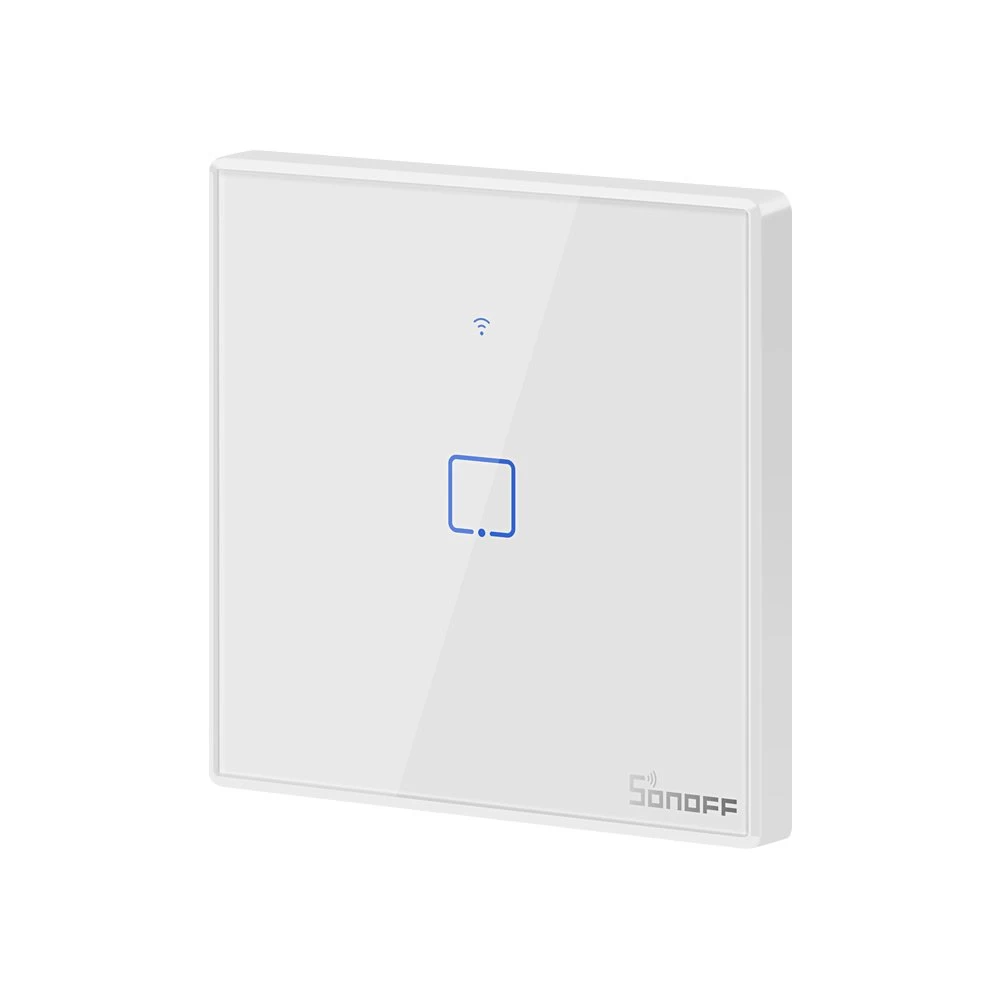 Vieno Kanalo Lietimui Jautrus šviesos Jungiklis wifi Mygtukas Baltas T2eu1c-tx