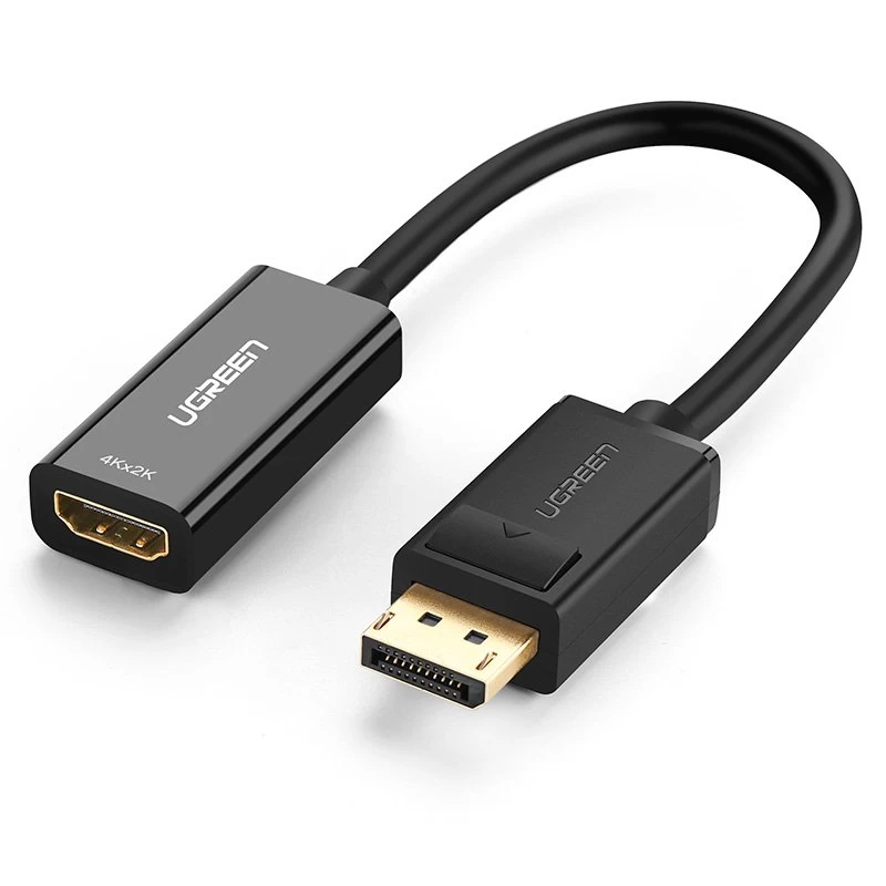 Vienpusis Adapteris Iš displayport (vyriškas) į Hdmi (moteriškas) 1080p 60hz 12bit Juodas Vienpusis Adapteris Iš displayport (vyriškas) į Hdmi (moteriškas) 1080p 60hz 12bit Juodas