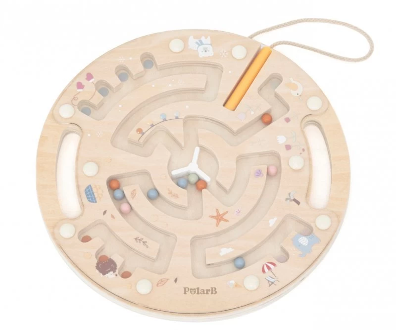 Viga 44283 Polarb Medinis Magnetinis Labirintas - Vikrumo žaidimas