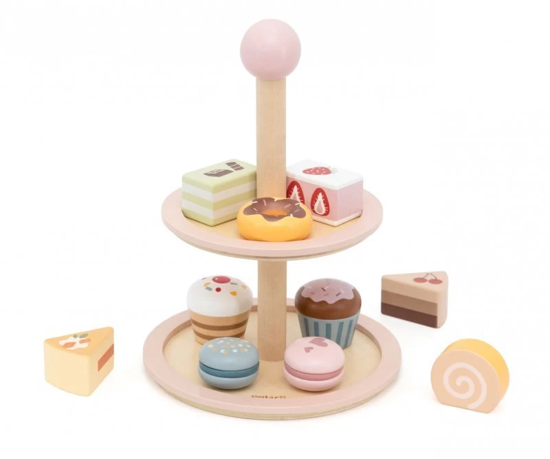 viga 44284 polarb Saldžioji Lėkštė - Mediniai Makaronai Ir Pyragaičiai