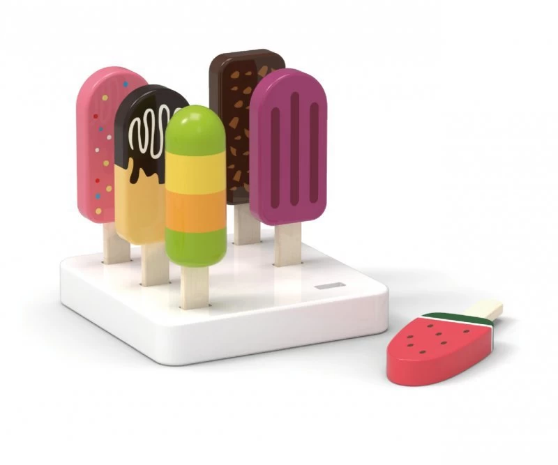 Viga 44528 6 Medinių Ledų Rinkinys Ant Stovo