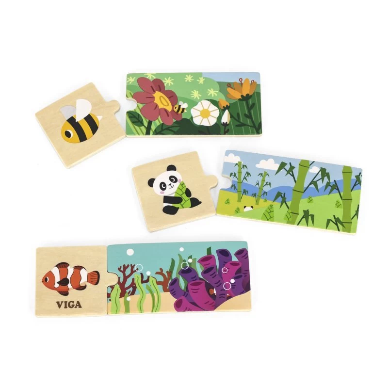 Viga 44675 Medinė Dėlionė - Mano Namas