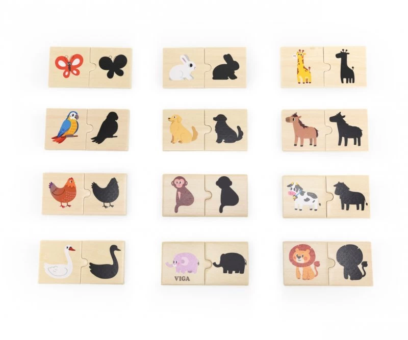 Viga 44747 Dėlionių Rinkinys - Suderink šešėlius