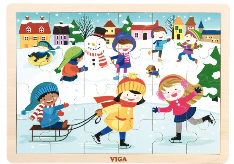 Viga 51272 Dėlionė keturi Metų Laikai - žiema