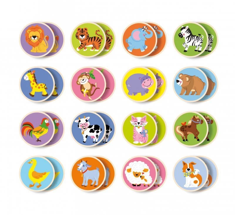 Viga 51308 Animal Memo žaidimas